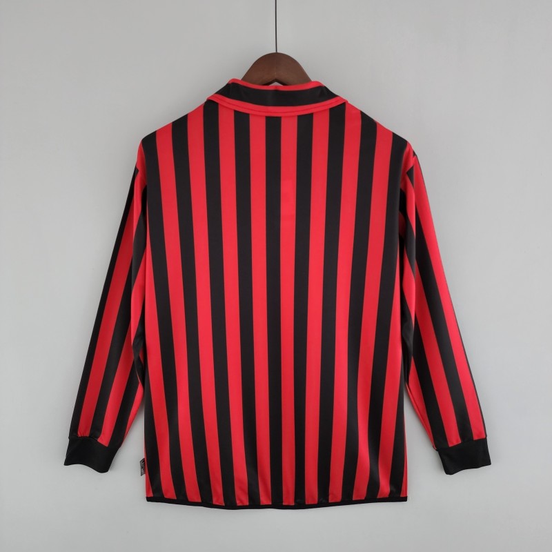 AC Milan Local Retro 99/00 Mangas largas