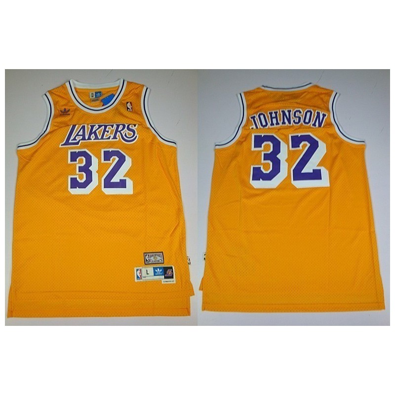 Angeles Lakers Jonhson Yellow
