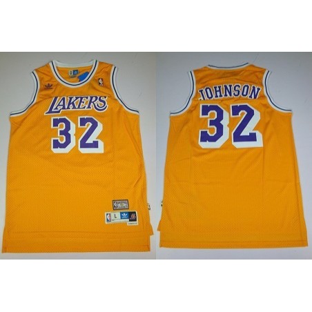 Angeles Lakers Jonhson Yellow