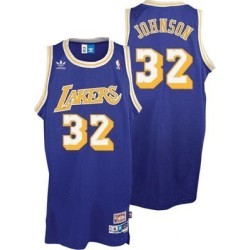 Angeles Lakers Jonhson purple