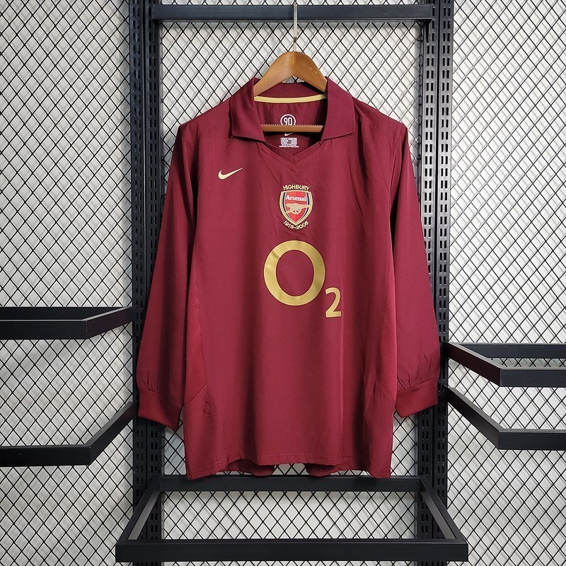 Arsenal Retro 2005/2006 Mangas Largas