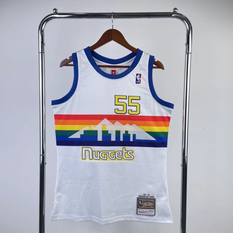 Denver Nuggets Retro 91/92 Mutombo (Serigrafiada)