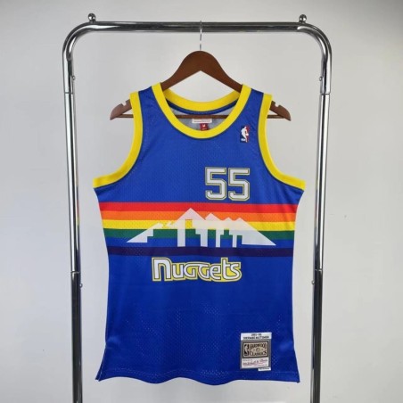 Denver Nuggets Retro Azul 91/92 Mutombo (Serigrafiada)