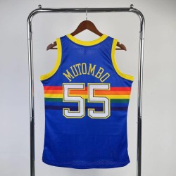 Denver Nuggets Retro Azul 91/92 Mutombo (Serigrafiada) 2