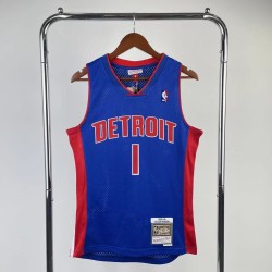 Detroit Pistons Retro 08/09 Iverson (Serigrafiada)