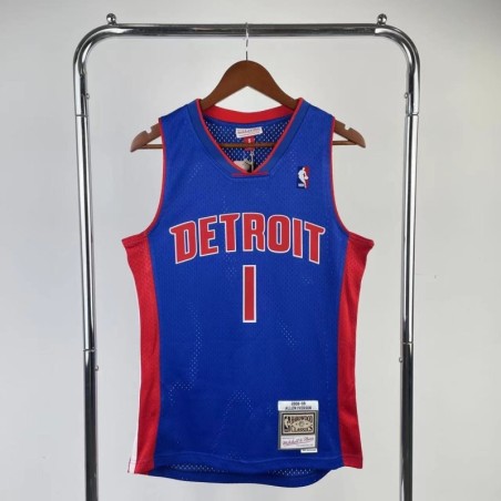 Detroit Pistons Retro 08/09 Iverson (Serigrafiada)