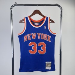 New York Knicks Retro 91/92 Ewing (Serigrafiada) Azul