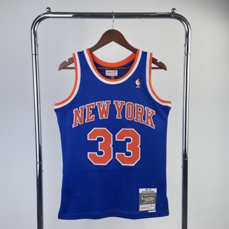 New York Knicks Retro 91/92 Ewing (Serigrafiada) Azul