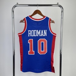 Detroit Pistons Retro 88/89 Rodman (Serigrafiada) 2