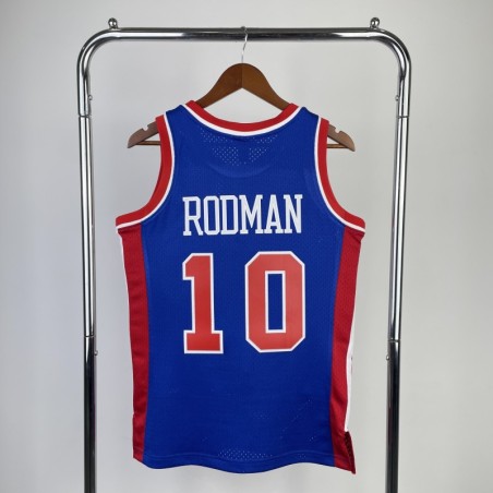 Detroit Pistons Retro 88/89 Rodman (Serigrafiada)