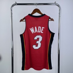 Miami Heat Retro 05/06 Wade (Serigrafiada) Roja 2