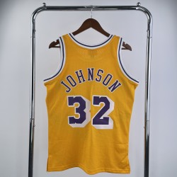 Angeles Lakers Retro 84/85 Jonhson (Serigrafiada) 2