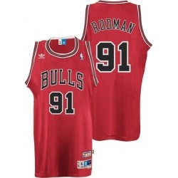 Chicago Bulls Rodman Roja