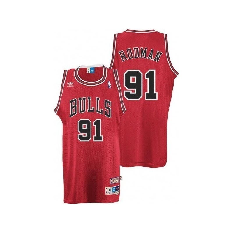 Chicago Bulls Rodman Roja