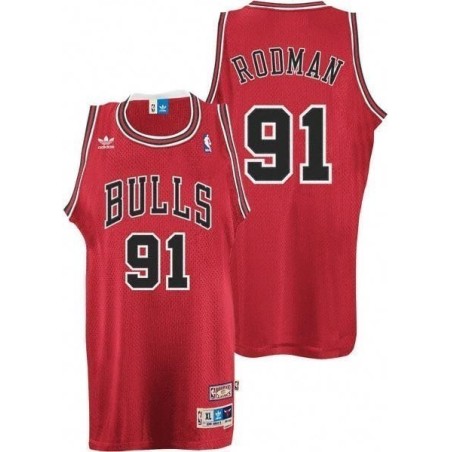Chicago Bulls Rodman Roja