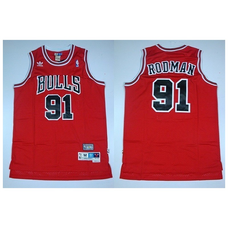 Chicago Bulls Rodman Roja