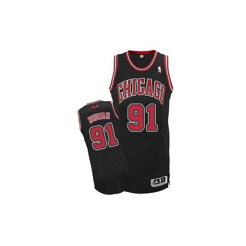 Chicago Bulls Rodman Negra