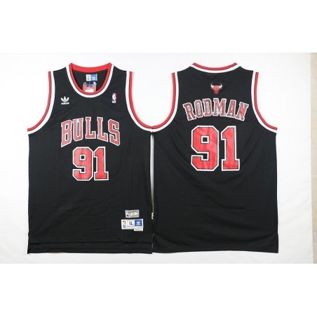 Chicago Bulls Rodman Negra