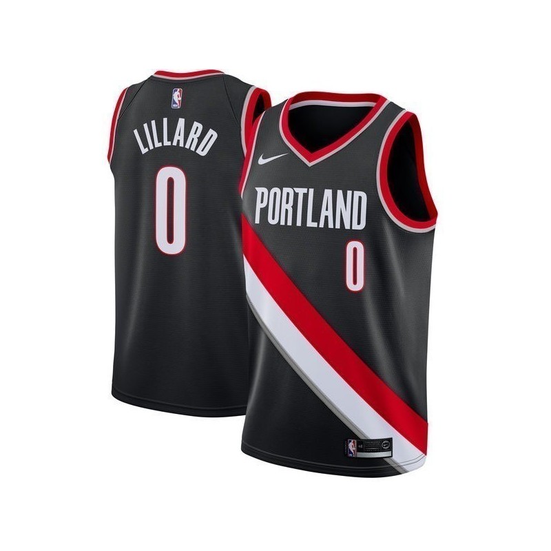 Porland Trail Blazers Lillard Negra