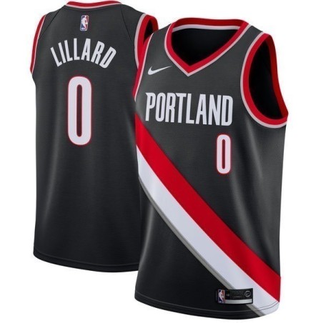 Porland Trail Blazers Lillard Negra