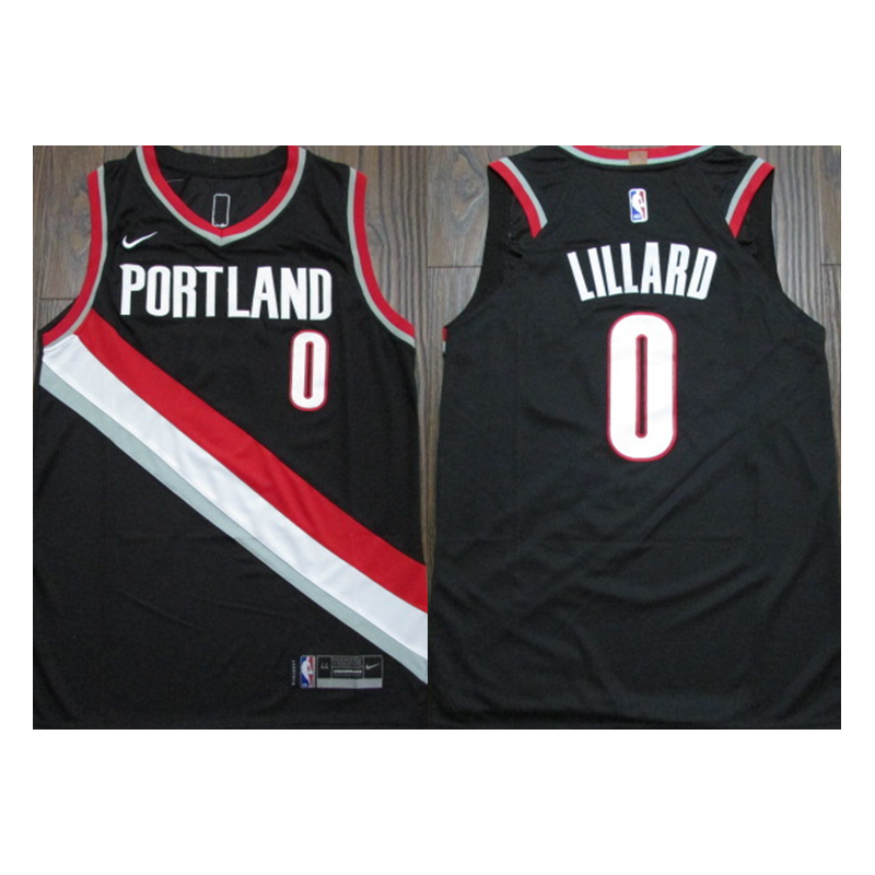 Porland Trail Blazers Lillard Negra