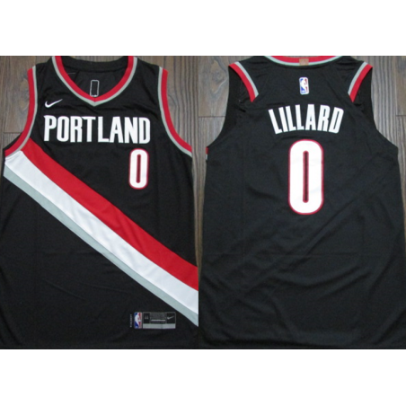 Porland Trail Blazers Lillard Negra