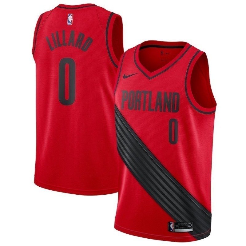 Porland Trail Blazers Lillard Roja