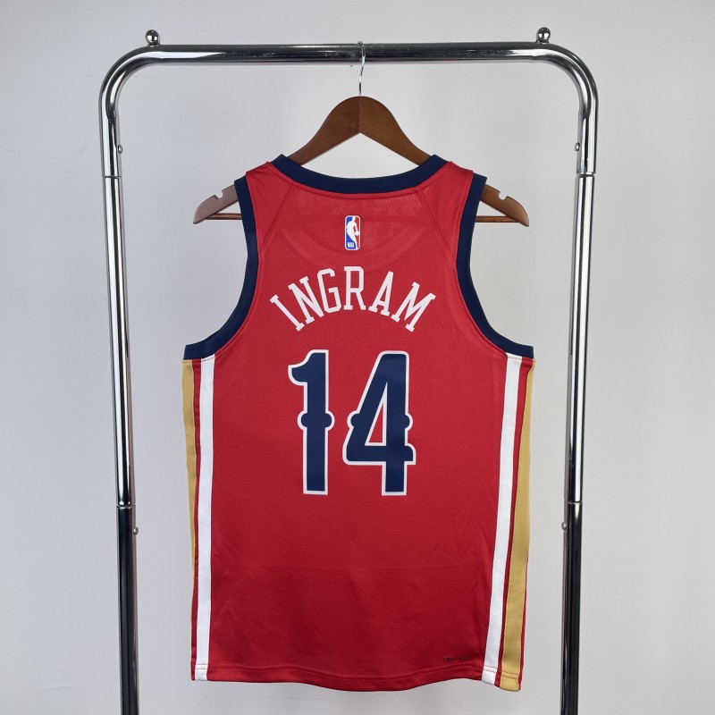 New Orleans Pelicans 2023-24 Statement Serigrafiada (Personalizable)
