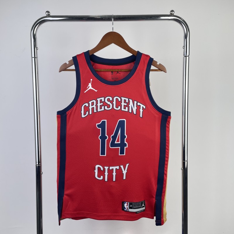 New Orleans Pelicans 2023-24 Statement Serigrafiada (Personalizable)