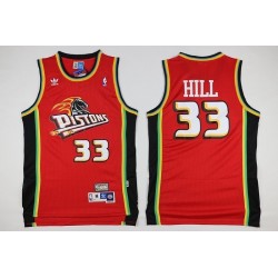 Detroit Pistons Hill Rojo