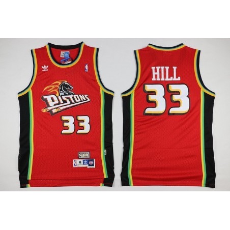 Detroit Pistons Hill Rojo