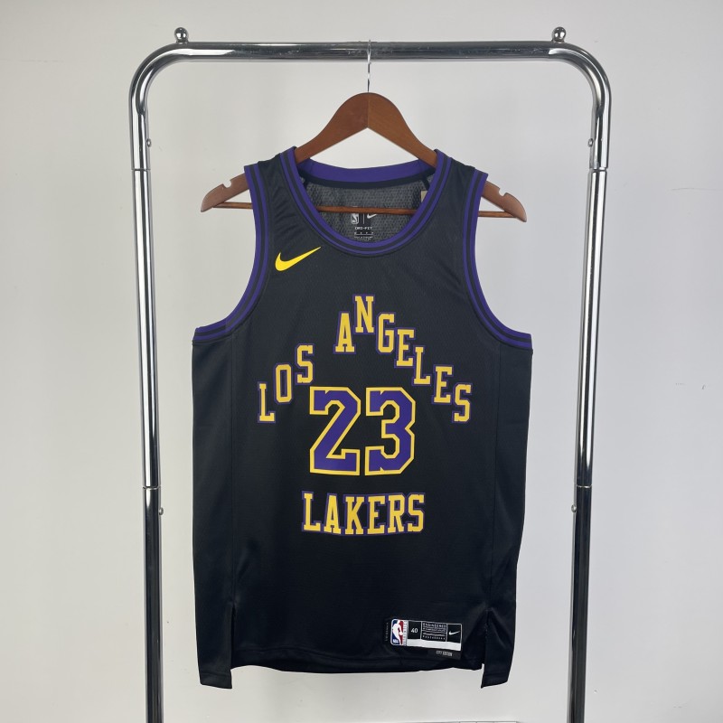 Angeles Lakers City 23/24 Serigrafiada (Personalizable)
